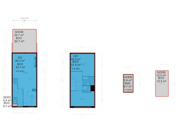 Floor plan - Duke Ellingtonstraat 60, 1066 GG Amsterdam 
